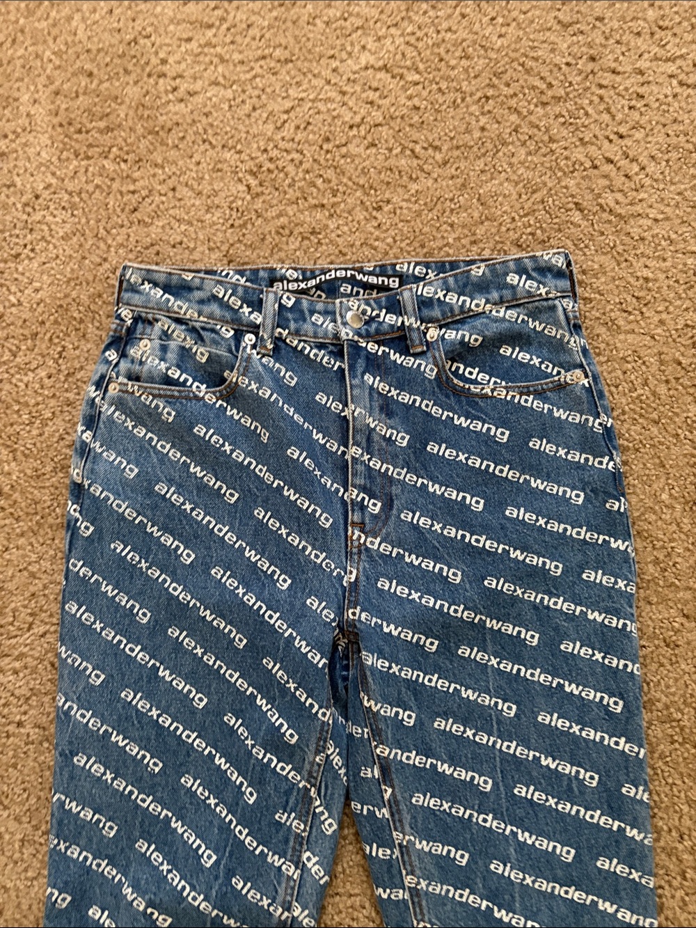 Alexander Wang Logo Jeans - Picture 2 of 10